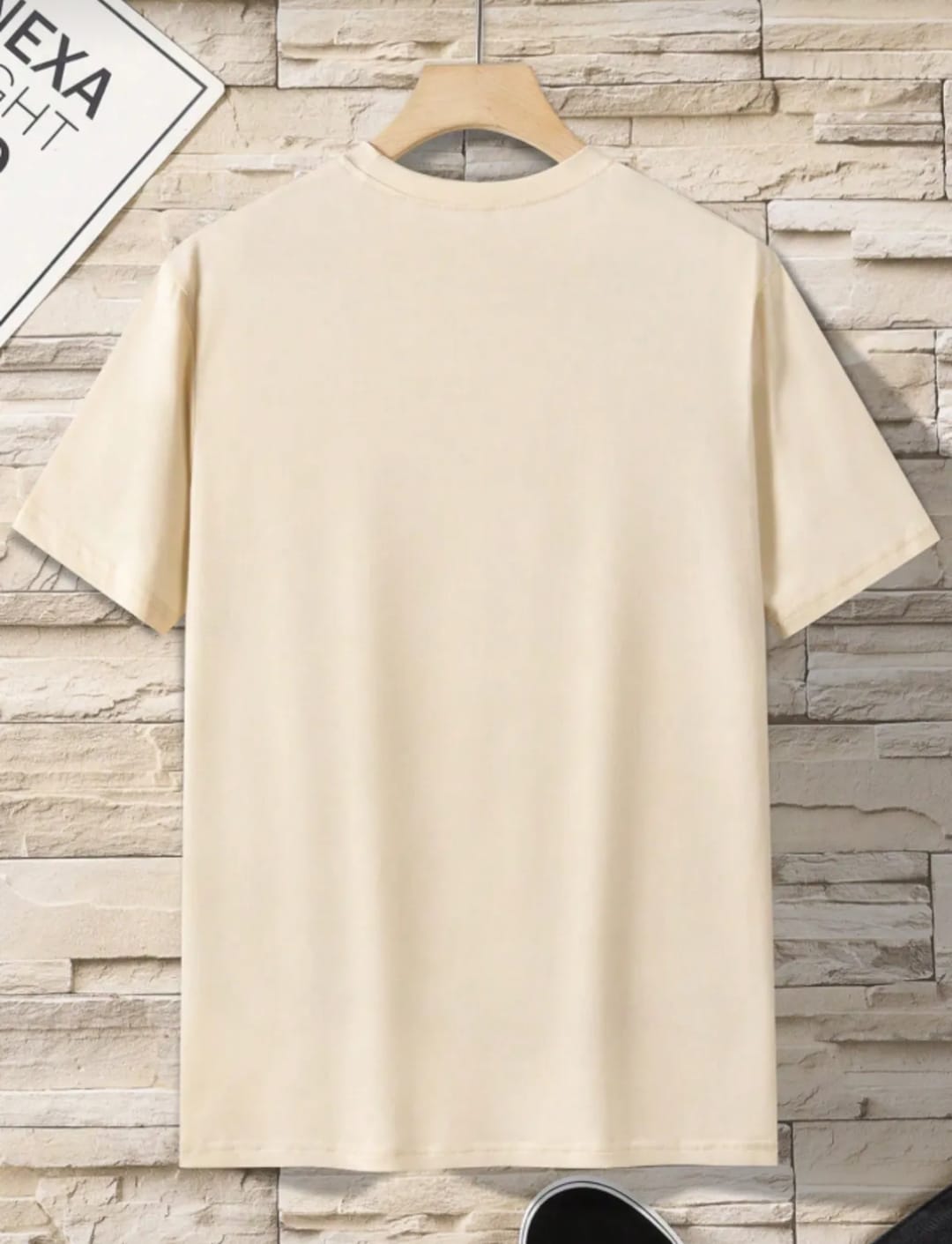 Unisex Erkek/Kadın MILANO Özel Baskılı Oversize Pamuklu Bisiklet Yaka T-Shirt
